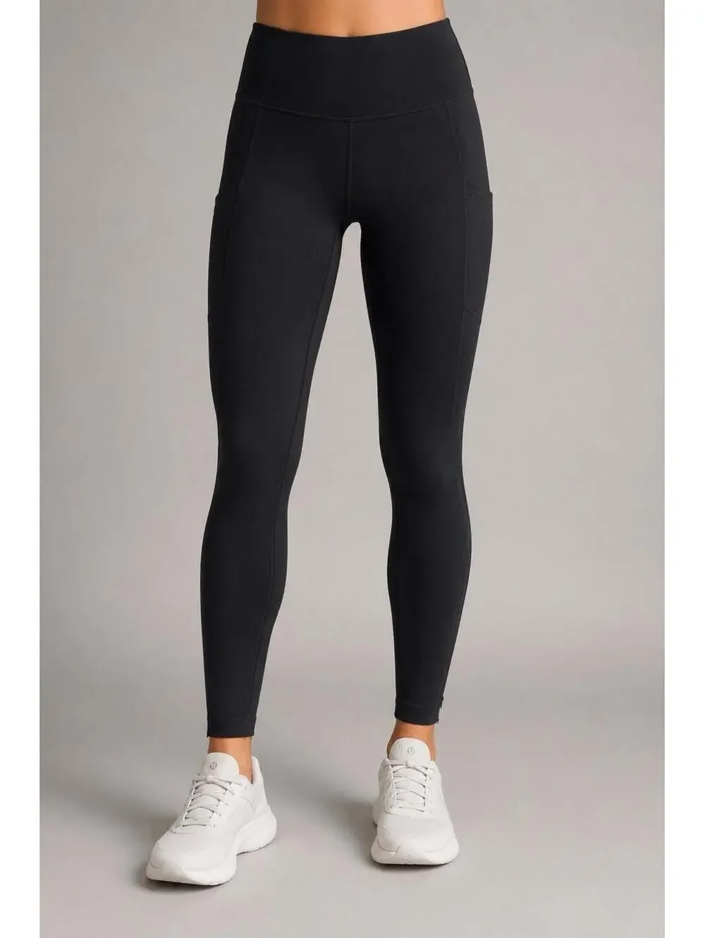 Lululemon Speed Tight IV Full On Luon Leggings Black Size 2 High Rise